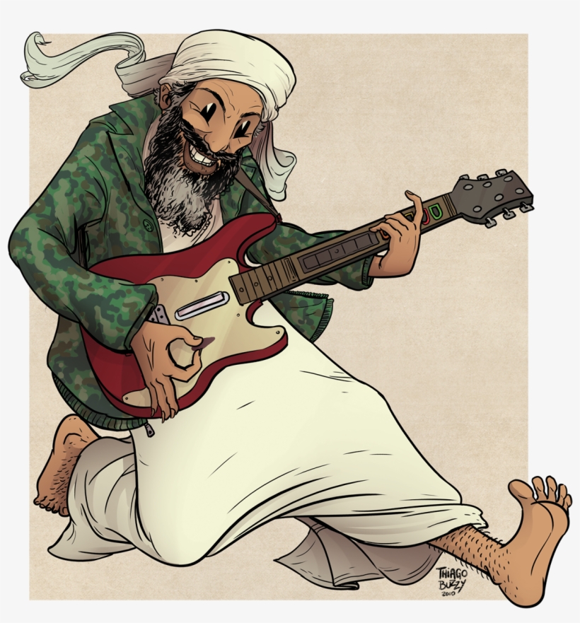 Author Comments - Osama Bin Laden Guitar, transparent png download