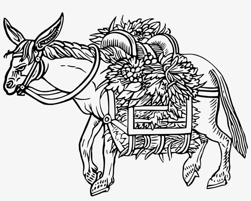 This Free Icons Png Design Of Laden Donkey 2, transparent png download