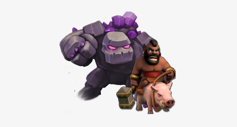 Golem Hog - Clash Of Clans Hog Png, transparent png download