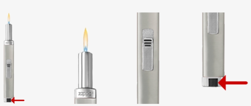 Adjustable Flame Candle Lighter - Zippo Mini Mpl Multi Purpose/candle Lighter - Chrome, transparent png download