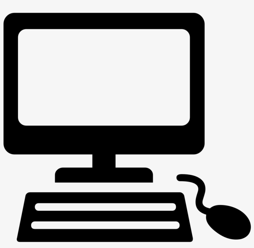 Android Emoji 1f4bb - Computer Emoji Black And White, transparent png download