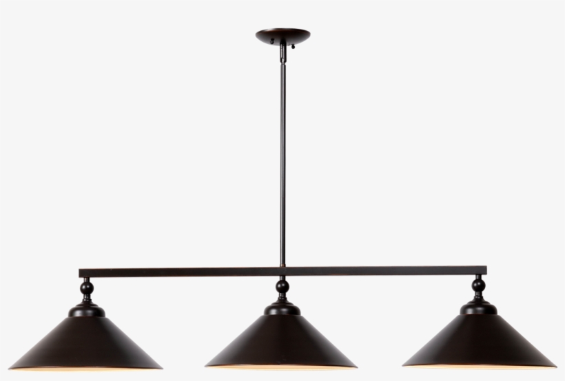 3 Pendant Oil Rubbed Bronze Light, transparent png download