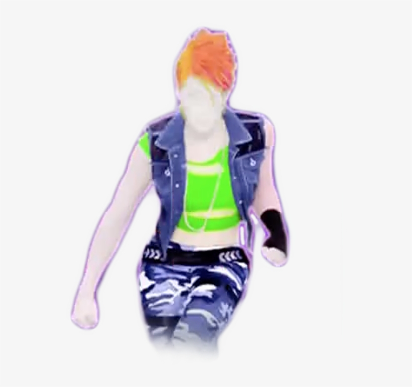 Workout Half Dancer Cheerleader - Just Dance Cheerleader, transparent png download