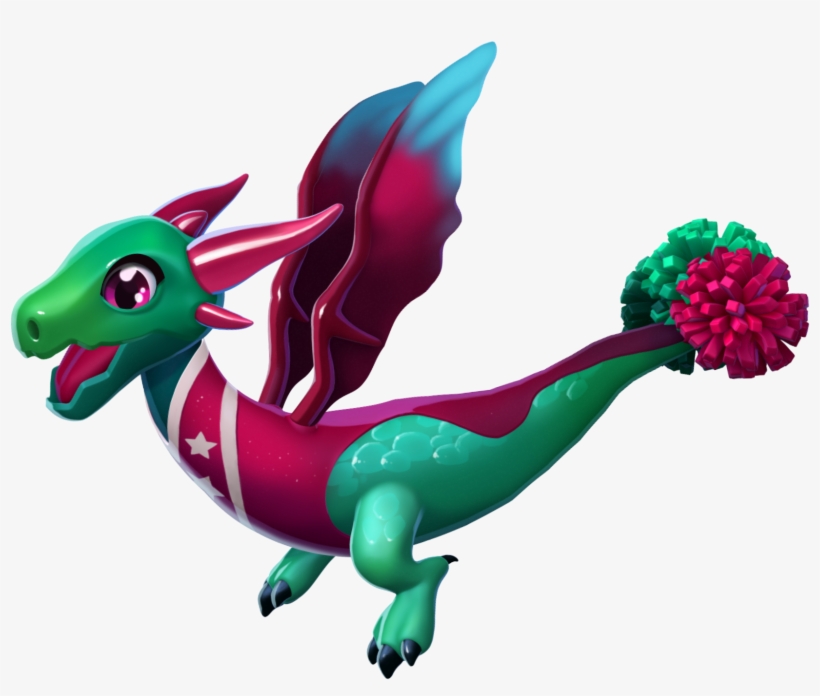 Cheerleader Dragon - Dragon Mania Legends Cheerleader Dragon, transparent png download