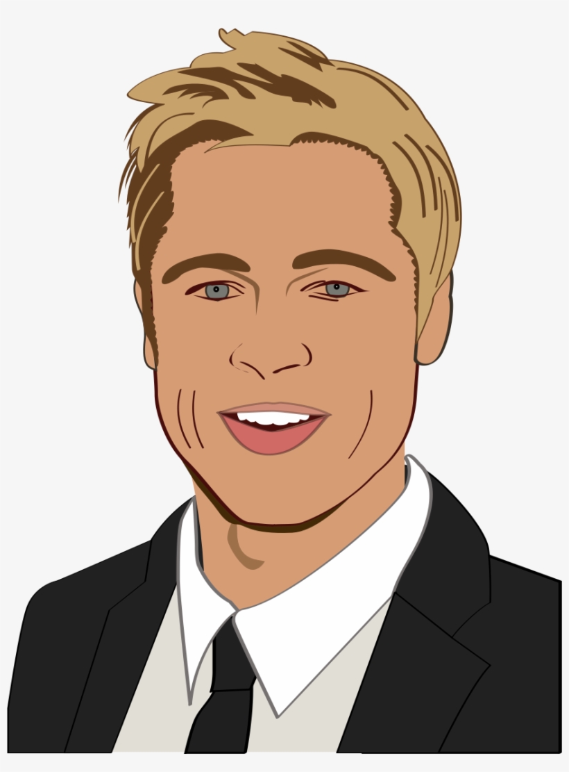 Brad Pitt Clipart, transparent png download