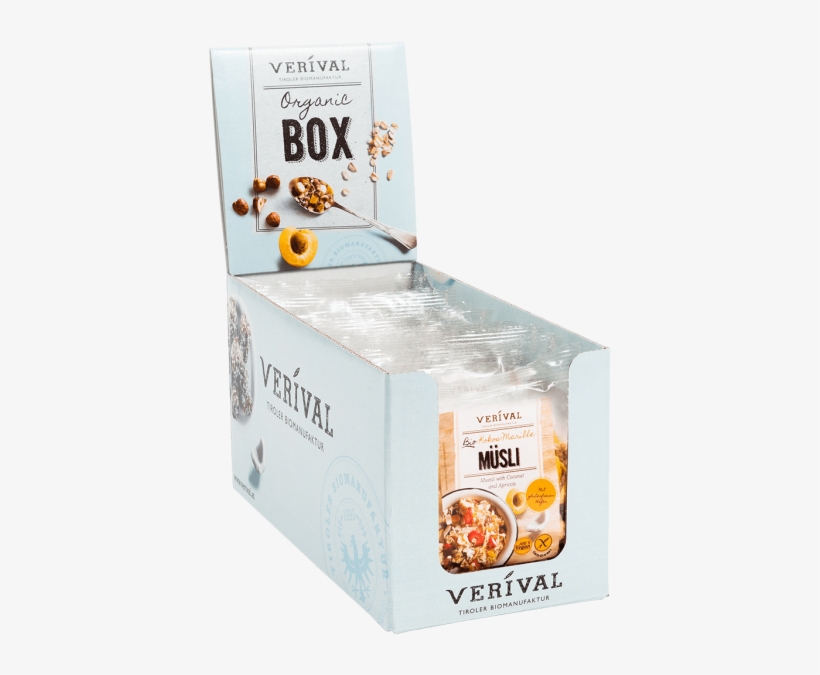 Cereal Box Coconut Apricot Muesli 12x 40g - Cereal Box, transparent png download