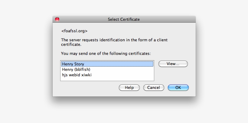 Opera 10 Osx Cert Selector - Mac, transparent png download