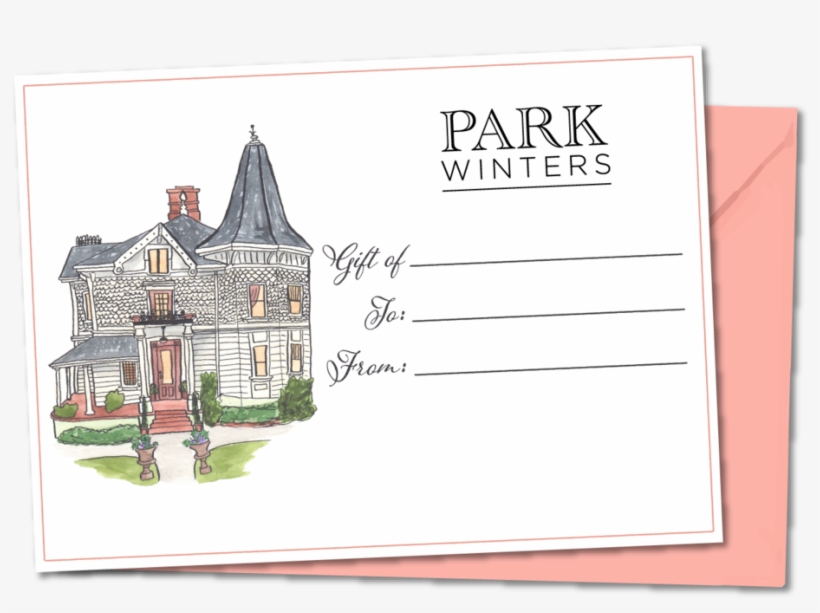 Park Winters Gift Certificate, transparent png download