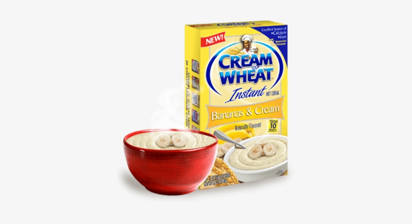 Best Price Cereal Packaging Boxes Solution Wholesale - Cream Of Wheat Instant Hot Cereal, Bananas, transparent png download
