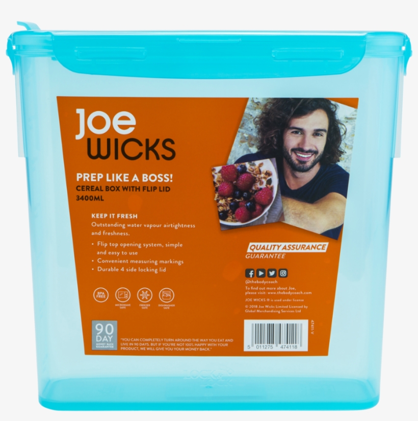 Joe Wicks Cereal Box, transparent png download