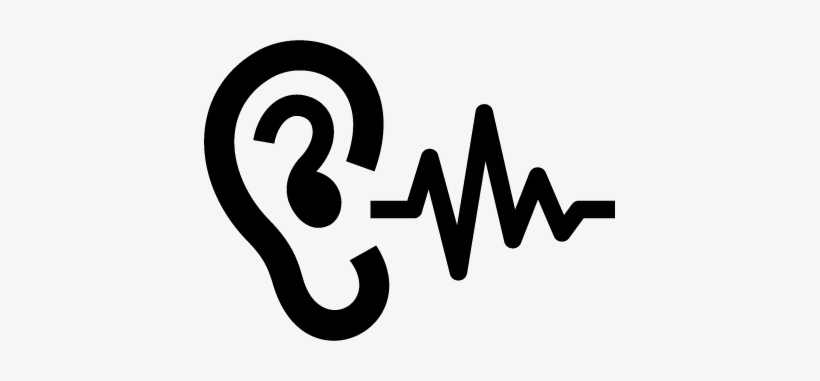 2017, Listen-crop - Noise Icon Black, transparent png download