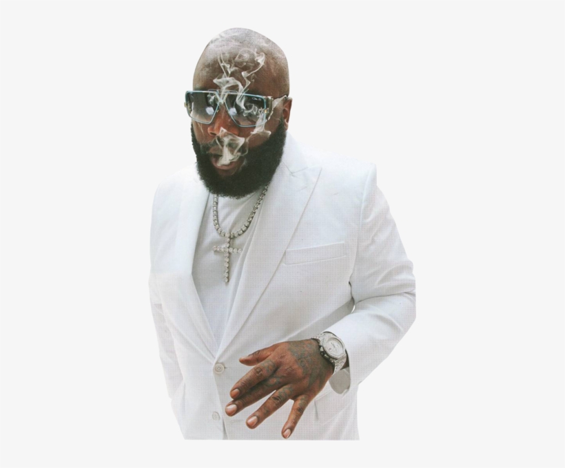 Share This Image - Rick Ross In All White, transparent png download