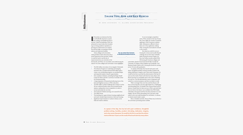 The Washington And Lee University Alumni Magazine - Craxi In The World, transparent png download