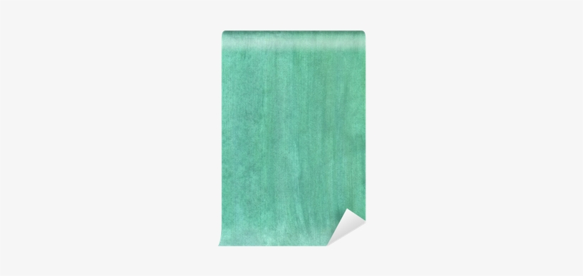 Abstract Fully Green Watercolor Background On Paper - Construction Paper, transparent png download