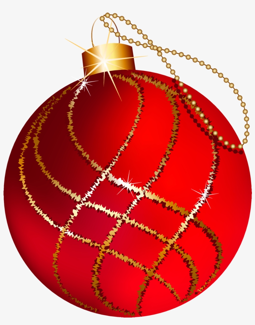 Red And Gold Ornament, transparent png download