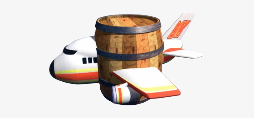 Donkey Kong Barrel Png - Donkey Kong Barrel Plane, transparent png download