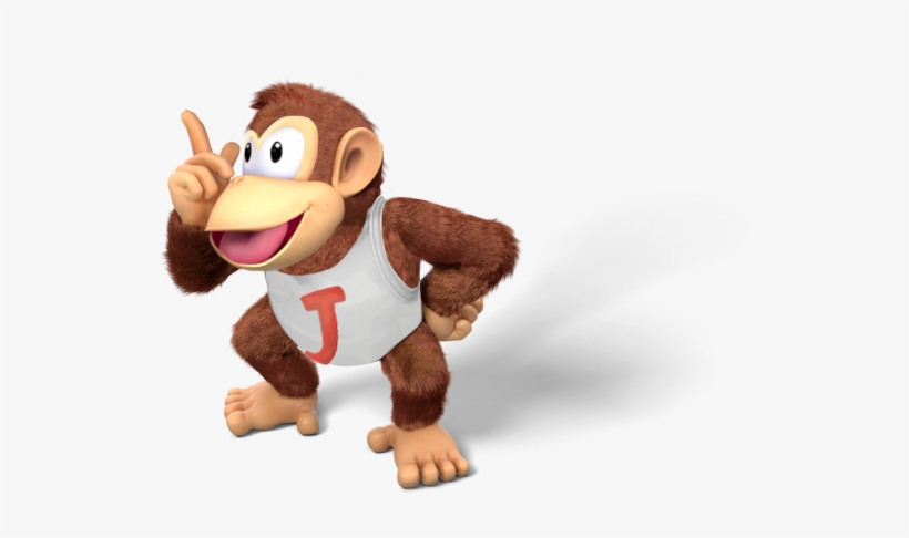 [ Img] - Donkey Kong Jr Diddy Kong, transparent png download