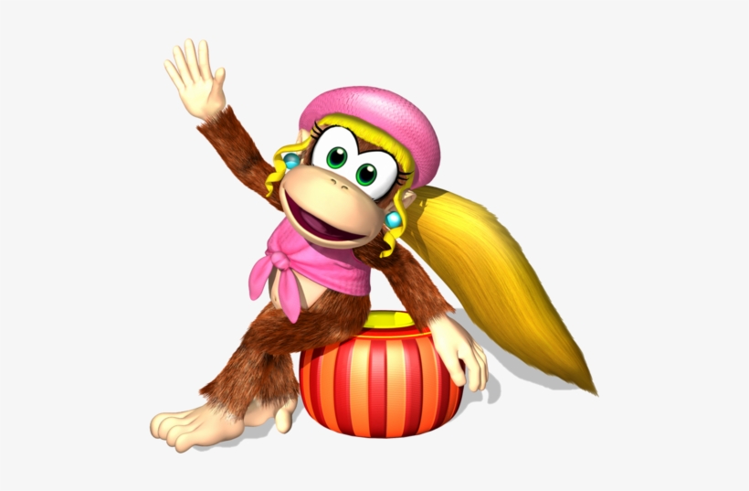 We Were Happy With The Out Of Left Field Addition Of - Dixie Kong, transparent png download