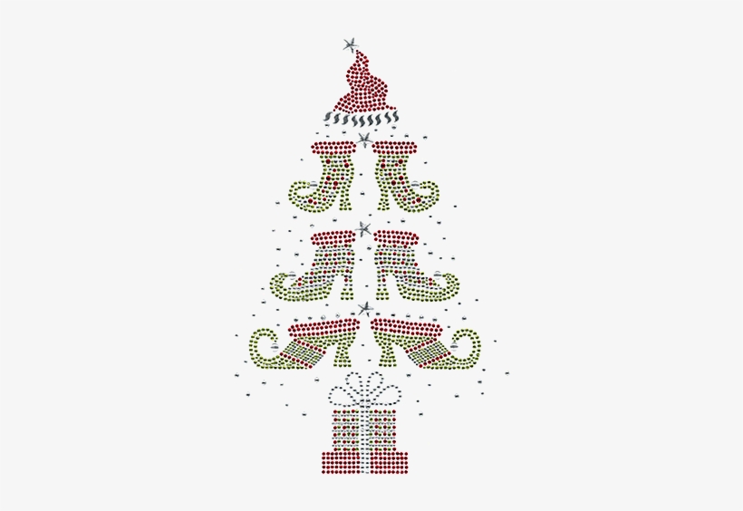 S4661la-red<br>elf Shoes Christmas Tree - Christmas Tree, transparent png download