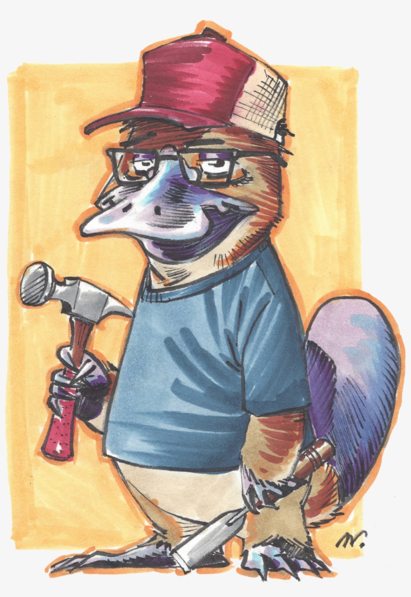 Jake's Platypus-reduced Size, transparent png download