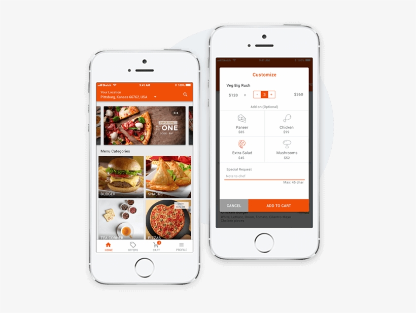An Appetizing Food Delivery Experience For Foodies - Mobisoft Infotech, transparent png download