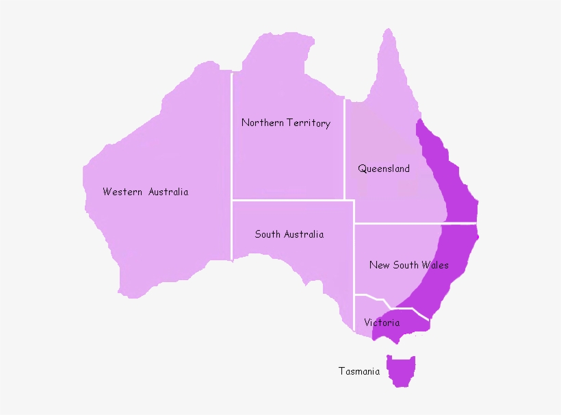 Tasmanian Tiger Habitat Map Platypus Distribution - Tasmanian Tiger Habitat Map Transparent Png -  600X540 - Free Download On Nicepng