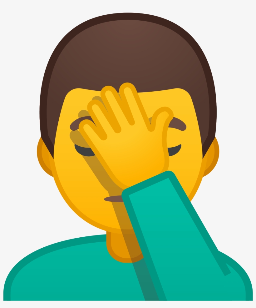 Open - Emoji Mano En La Frente, transparent png download
