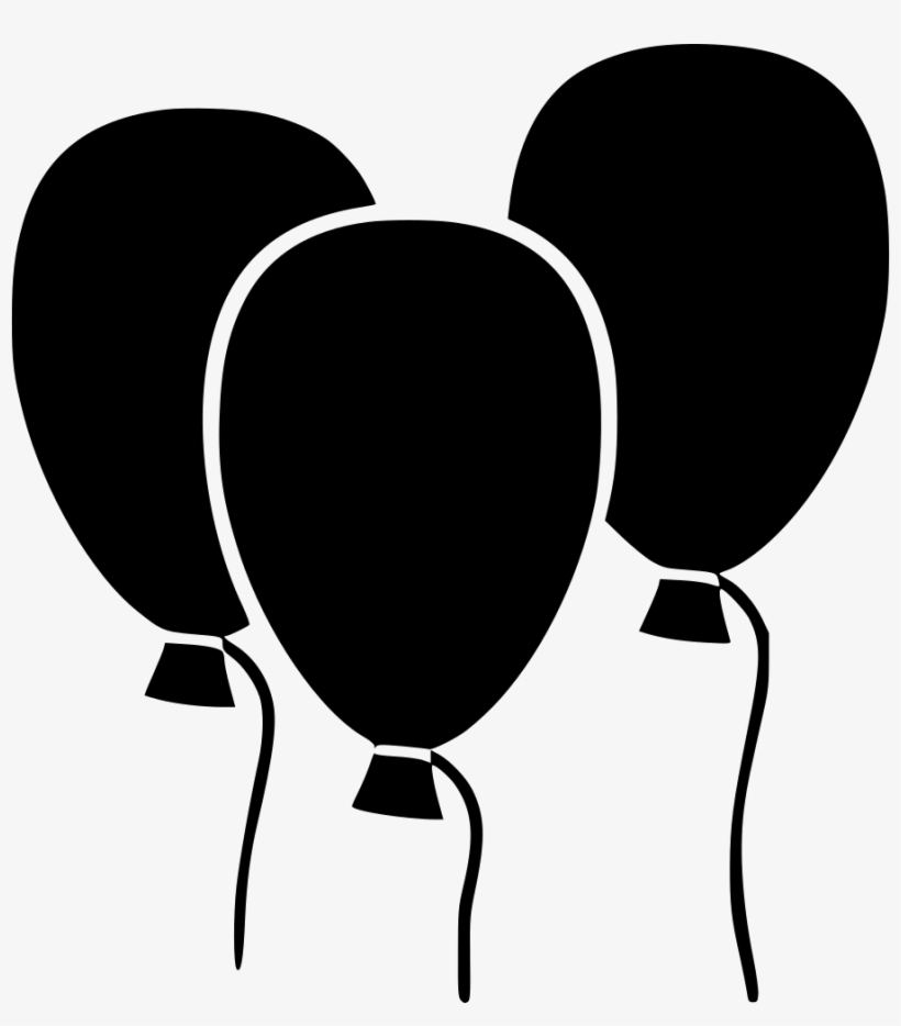 Balloon Party Balloons - Balloons Black Png, transparent png download