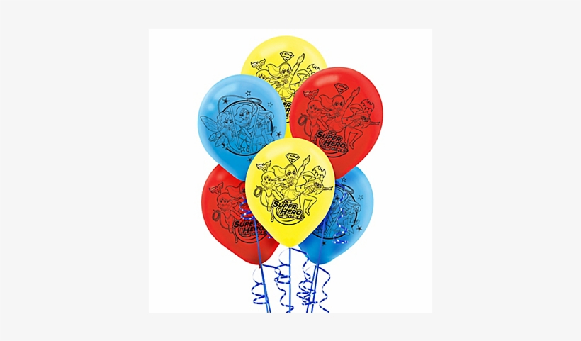 Dc Super Hero Girls Latex Balloons - Shimmer And Shine Balloons 6ct Birthday Party Supplies, transparent png download