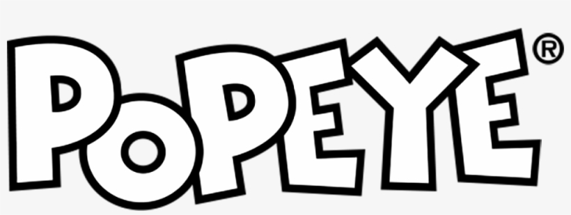 $25 - Popeye Logo Black And White, transparent png download