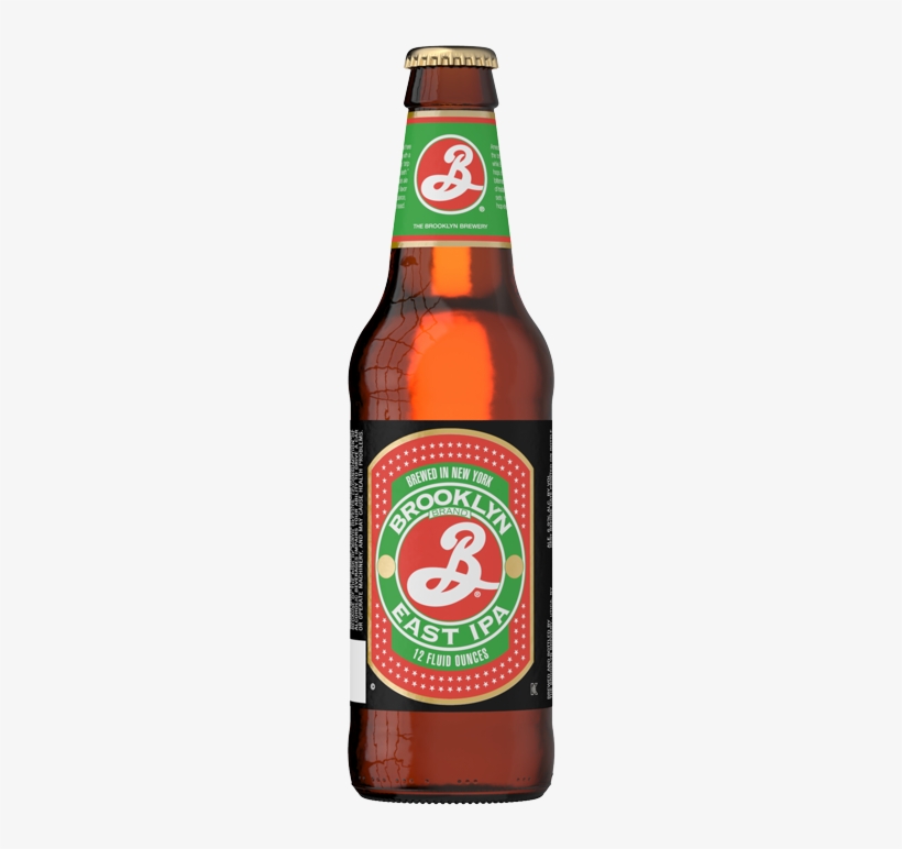 Bottle Of Beer, Glass Bottle Of Beer - Brooklyn East Ipa, transparent png download