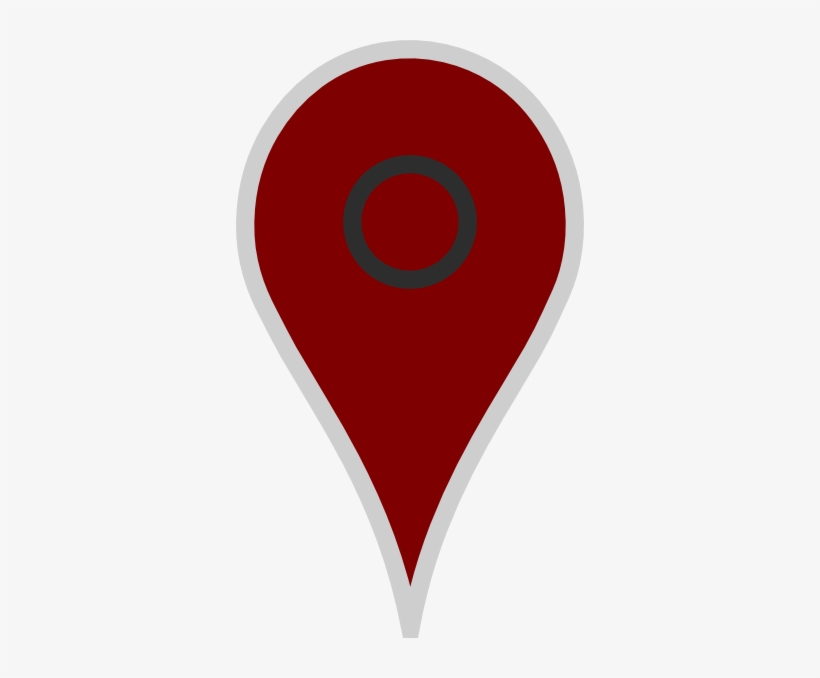 Google Map Pointer Brown Svg Clip Arts 348 X 598 Px, transparent png download