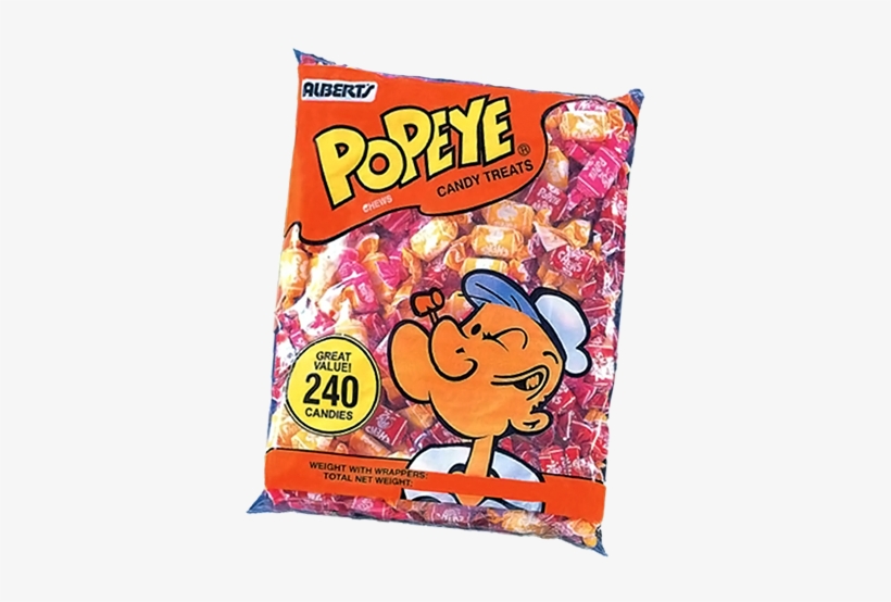 Popeye Chews Candy Treats - Albert R.l. & Son Popeye Chews - 1 Bag, transparent png download