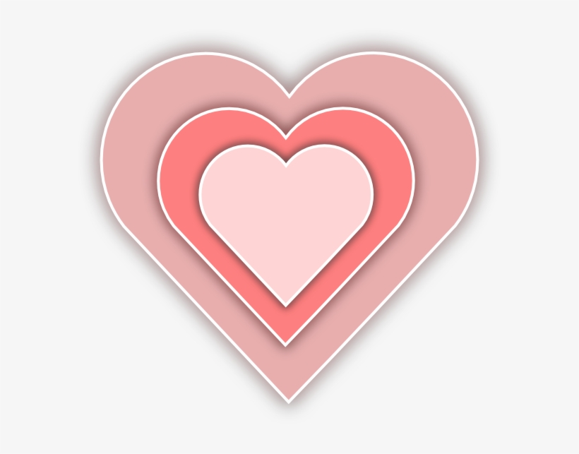 How To Set Use Layered Pink Hearts Clipart, transparent png download
