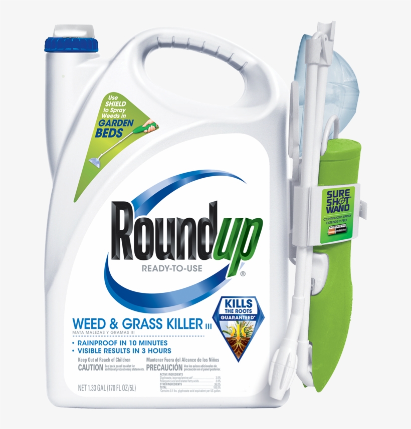 Roundup® Ready To Use Weed & Grass Killer Iii With - Round Up, transparent png download