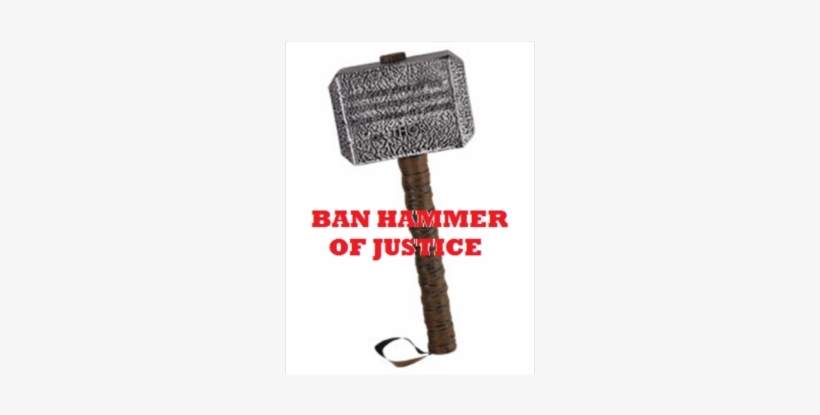 Hammertime - Disguise Thor Hammer Costume Accessory, transparent png download