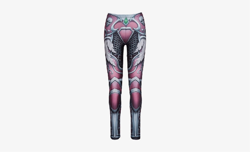 Warchief Sylvanas Leggings By Wild Bangarang - Leggings, transparent png download