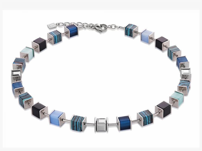 Coeur De Lion Geo Cube Swarovski® Crystals, Malachite, - Coeur De Lion Geo Cube Malachite Blue, transparent png download