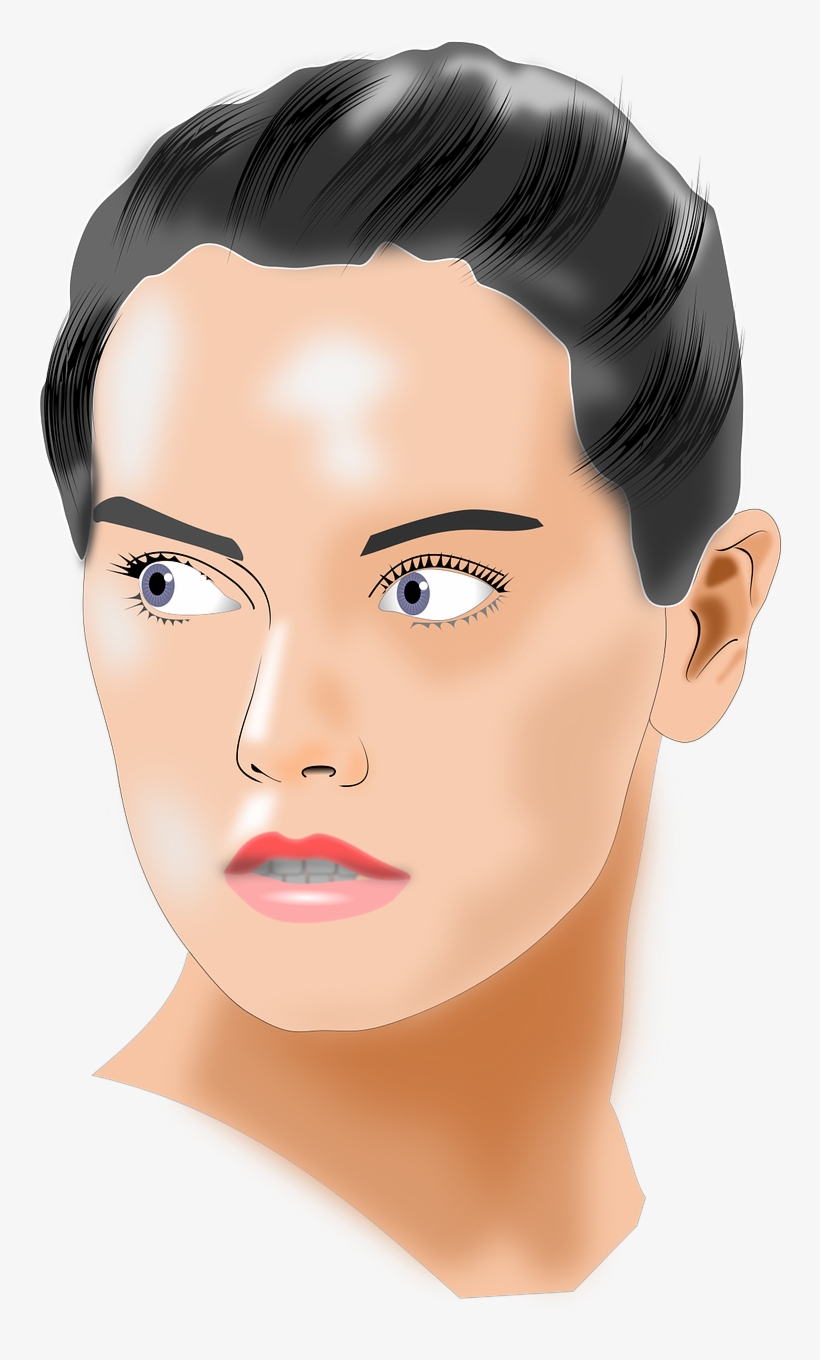 Daisy Jazz Isobel Ridley 2029555 - Rey V-neck Tees, transparent png download