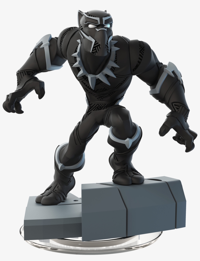 Black Panther Di Figurine - Marvel Black Panther Disney, transparent png download