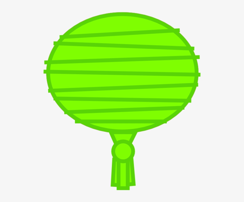 Green Paper Lantern Clip Art - Clip Art, transparent png download