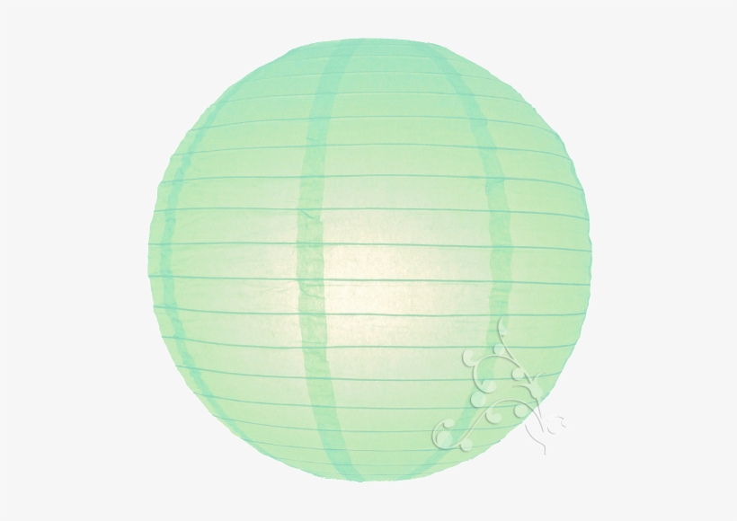 14" Even Ribbed Robin Egg Chinese Lantern - 10" Pear Round Paper Lantern, Even Ribbing, Hanging, transparent png download