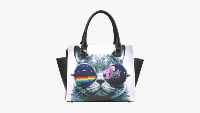 Sale Psylocke High-grade Pu Leather Nyan Cat Designer - Cool Cat Pillow Case, transparent png download