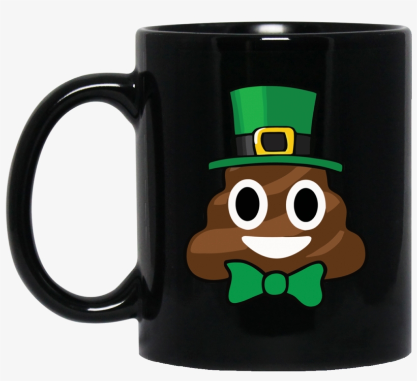 Leprechaun Poop Emoji Funny St - Mug, transparent png download
