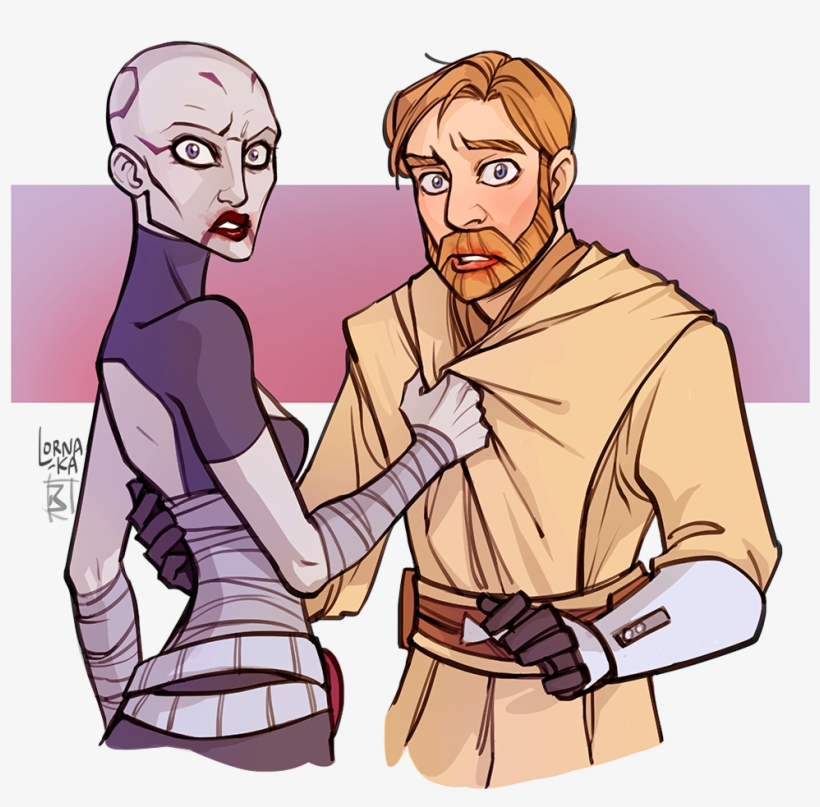 In The Mind's Eye - Obi Wan Kenobi X Ventress, transparent png download