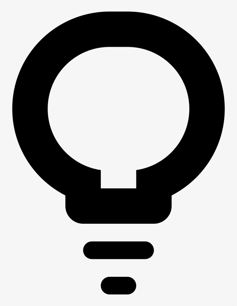 Light Bulb Idea Bulb - Incandescent Light Bulb, transparent png download
