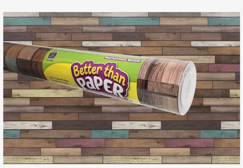 Tcr77399 Reclaimed Wood Better Than Paper Bulletin - Better Than Paper Bulletin Board Roll, transparent png download