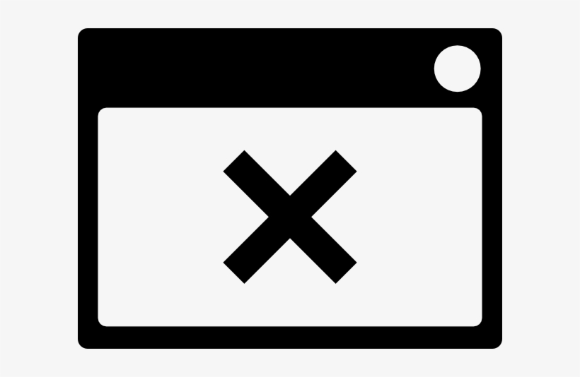 How To Set Use Close Window Icon Svg Vector, transparent png download