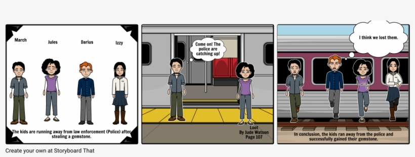 March The Kids Are Running Away From Law Enforcemen - Cartoon, transparent png download