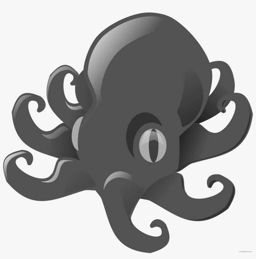 Clipart Octopus Vintage - Octopus Purple Clipart, transparent png download